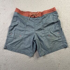 Howler Brothers Horizon Hybrid Swim Shorts Mens 36 Blue Rust Stretch Outdoor